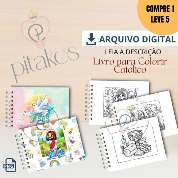 Arquivo Digital Livro de Colorir Católico -1486