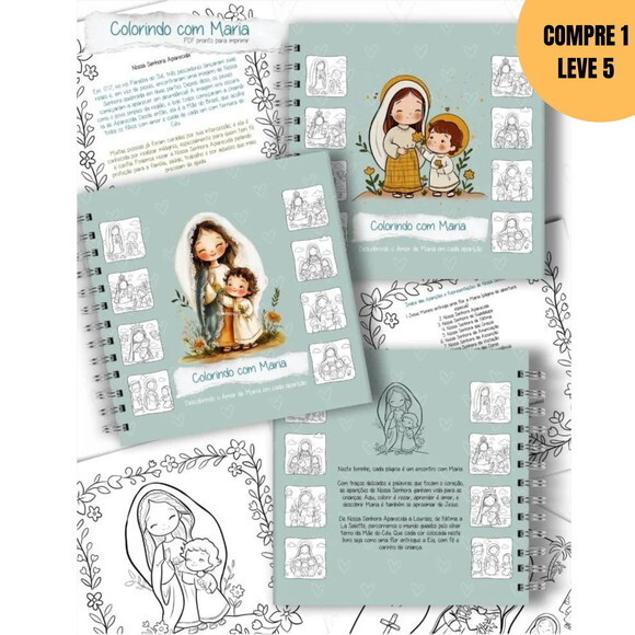 Arquivo Digital Livro de Colorir Colorindo com Maria -3554