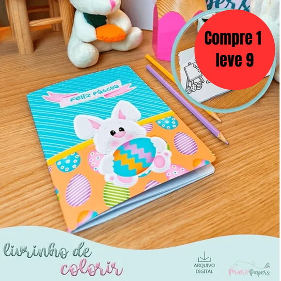 Arquivo Digital Livro de Colorir Páscoa -6702