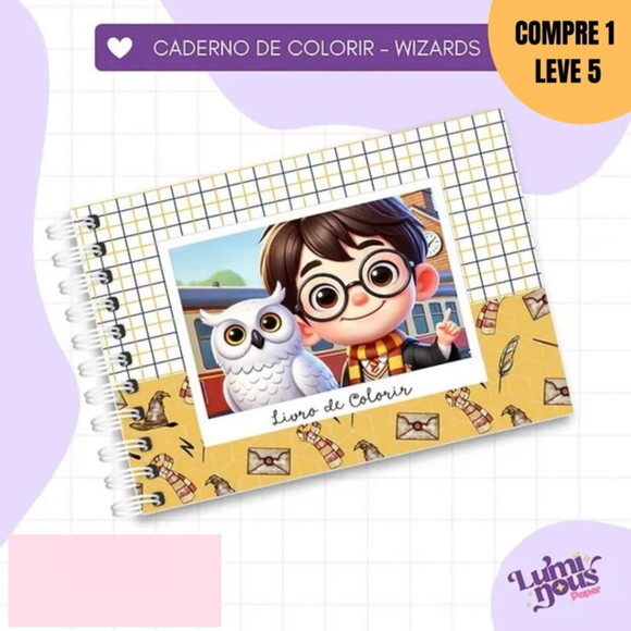 Arquivo Digital Livro de Colorir Harry Potter -1459