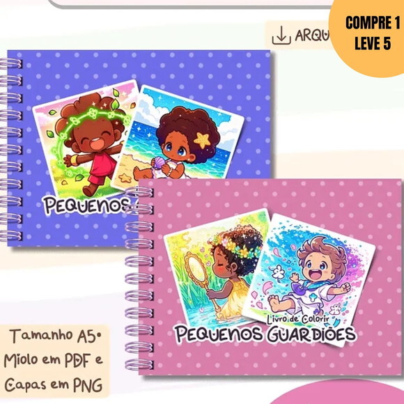 Arquivo Digital Livro de Colorir Pequenos Guardiões -3653
