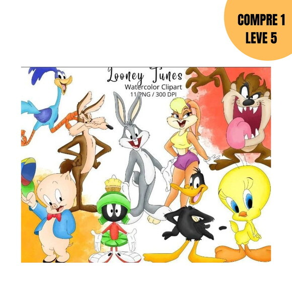 Arquivo Digital Looney Tunes Kit Digital -1524