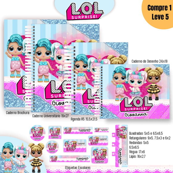 Arquivo Digital Lol Kit Escolar 2025 -1073