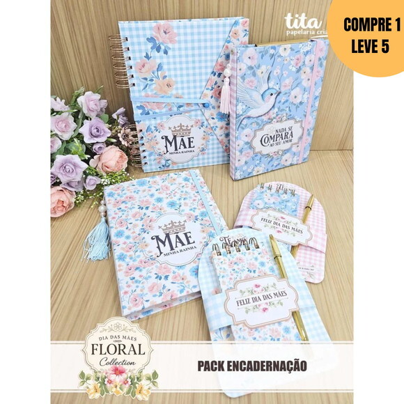 Arquivo Digital Mãe 2025 Pack Encadernação -3059