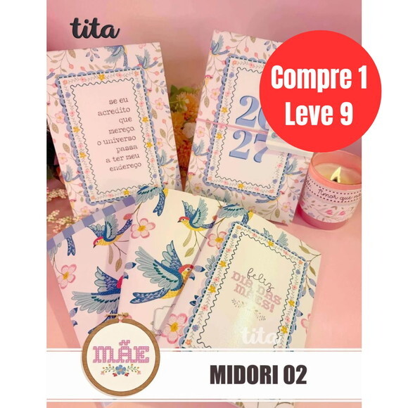 Arquivo Digital Mãe 2026 Combo Midoris + Caderninhos -6849