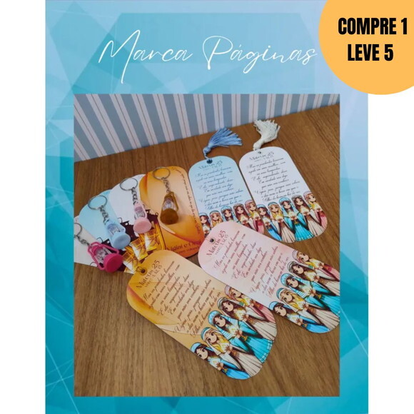 Arquivo Digital Marca Páginas Card Lamparina -4634