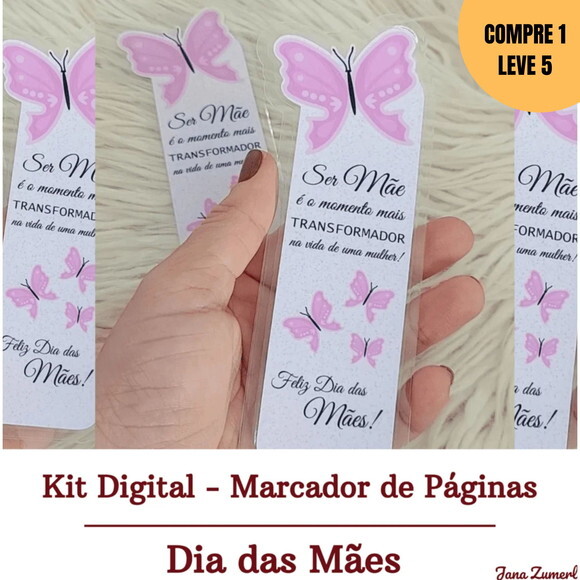 Arquivo Digital Marcador de Páginas Dia das Mães -2714