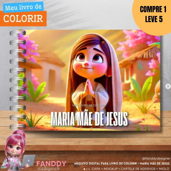 Arquivo Digital Maria Mâe de Jesus Livro de Colorir -2272