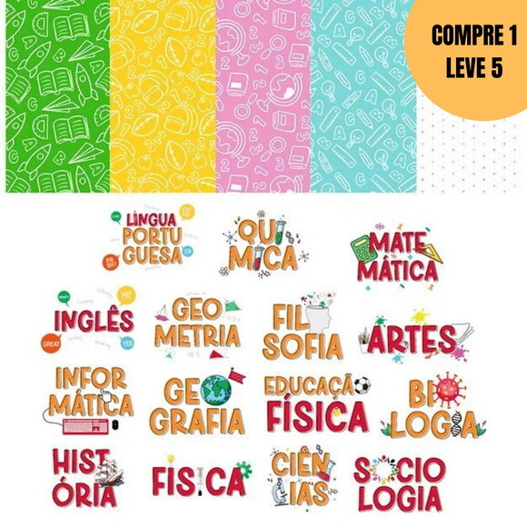 Arquivo Digital Matérias Escolares Kit Digital -6209