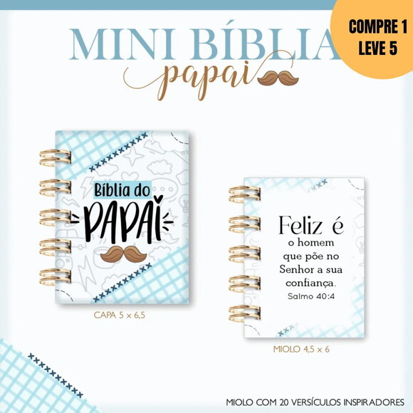 Arquivo Digital Mini Bíblia do Papai Chaveiro -4126