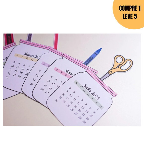 Arquivo Digital Mini Calendário 2025 -1542