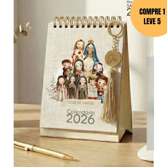 Arquivo Digital Mini Calendário de Mesa A6 Santinhos pdf