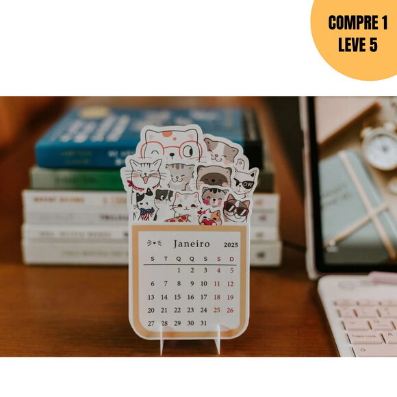 Arquivo Digital Mini Calendário Pet 2025 -1540