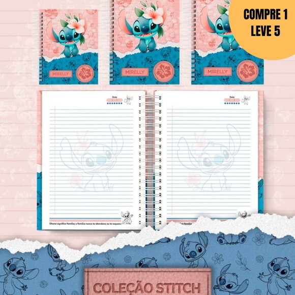 Arquivo Digital Mini Coleção Stitch Volta às Aulas -1491
