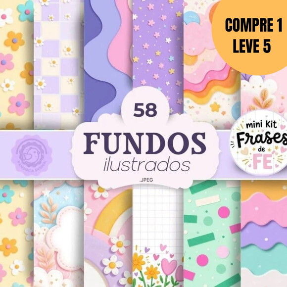 Arquivo Digital Mini Kit Frases de Fé -5497