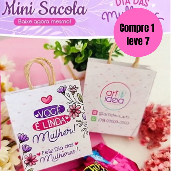 Arquivo Digital Mini Sacola Dia das Mulheres 2026 -6402