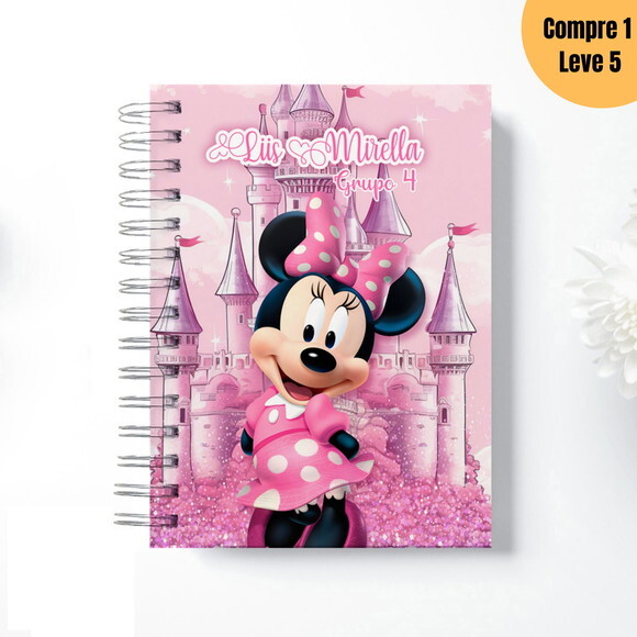 Arquivo Digital Minnie Kit Escolar 2025 -1212