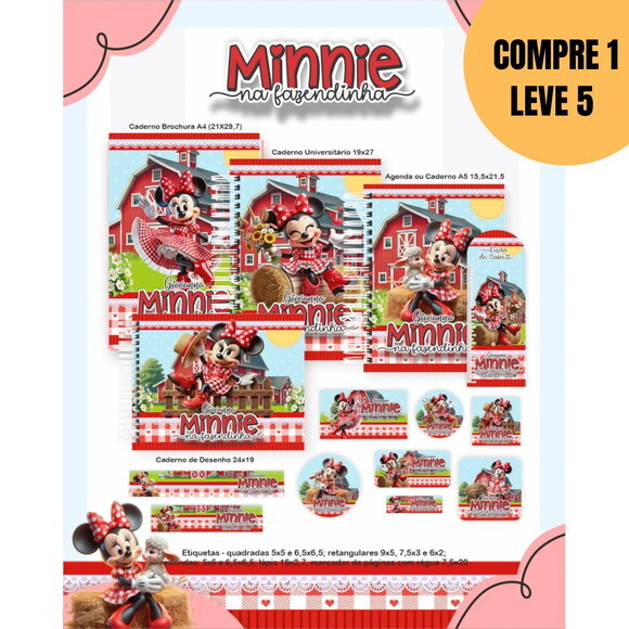 Arquivo Digital Minnie Fazendinha Escolar -5444