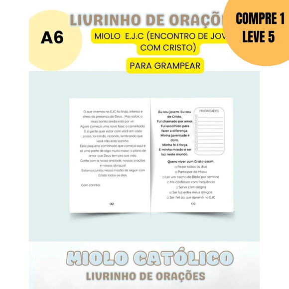 Arquivo Digital Miolo Livrinho de Orações Versão Ejc -4626