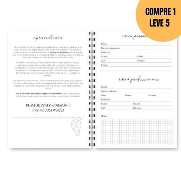 Arquivo Digital Miolo Planner Professor 2026 - 5268