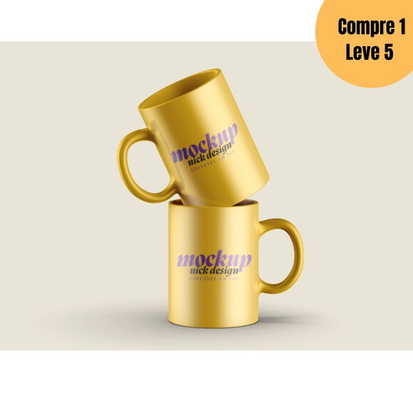 Arquivo Digital Mockup 2 Canecas Empilhada -5184