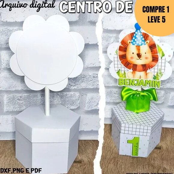 Arquivo Digital Molde Limpo Centro de Mesa -2360