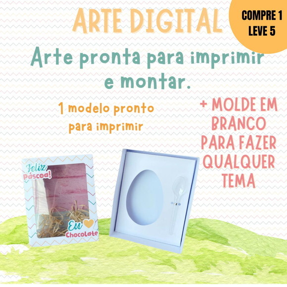 Arquivo Digital Molde Ovo de Colher -2557