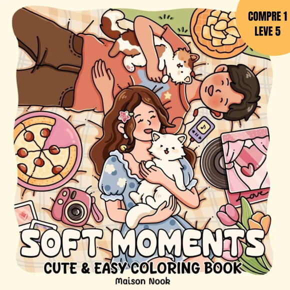 Arquivo Digital Momentos Suaves Coloring Books -3619