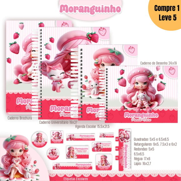Arquivo Digital Moranguinho Kit Escolar 2025 -1019