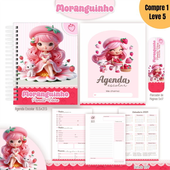 Arquivo Digital Moranguinho Kit Escolar 2025 -1019
