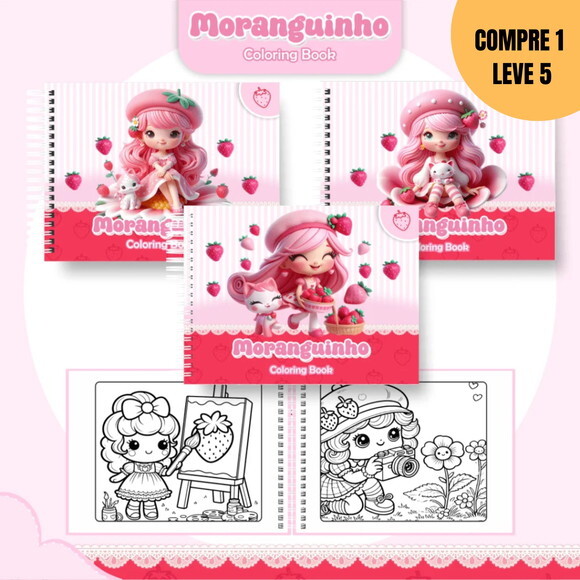Arquivo Digital Moranguinho Livro de Colorir -1872