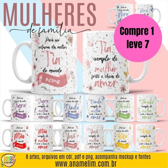 Arquivo Digital Mulheres de Família Canecas -6542