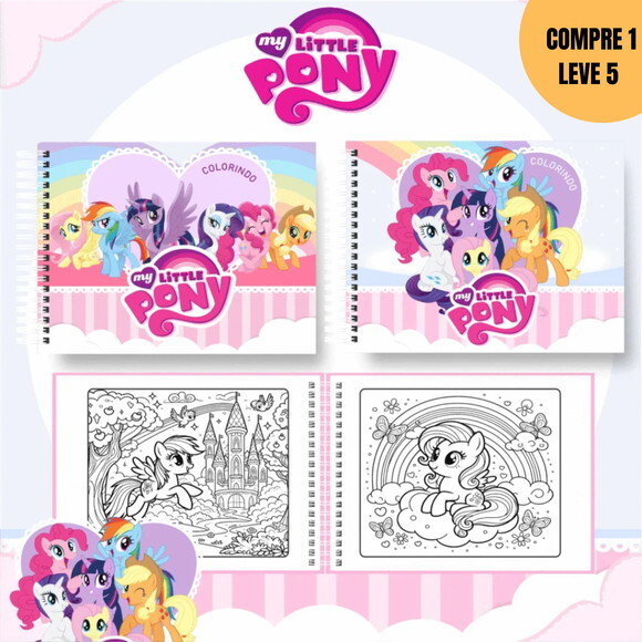 Arquivo Digital My Little Poney Livros de Colorir -3150
