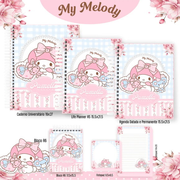 Arquivo Digital My Melody Capas e Miolos 2025 -160