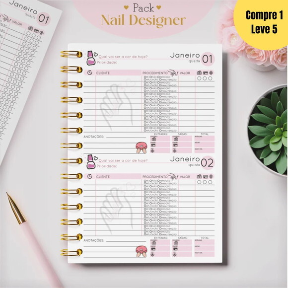 Arquivo Digital Nail Designer 2025 - 382