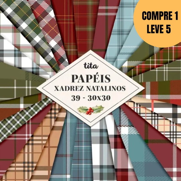 Arquivo Digital Natal de Luz 2025 Combo Papéis 02 -5585