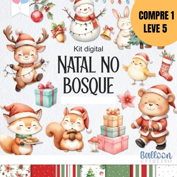 Arquivo Digital Natal no Bosque Kit Digital - 5607