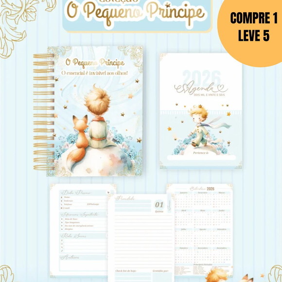Arquivo Digital o Pequeno Principe Agendas 2026 -5619