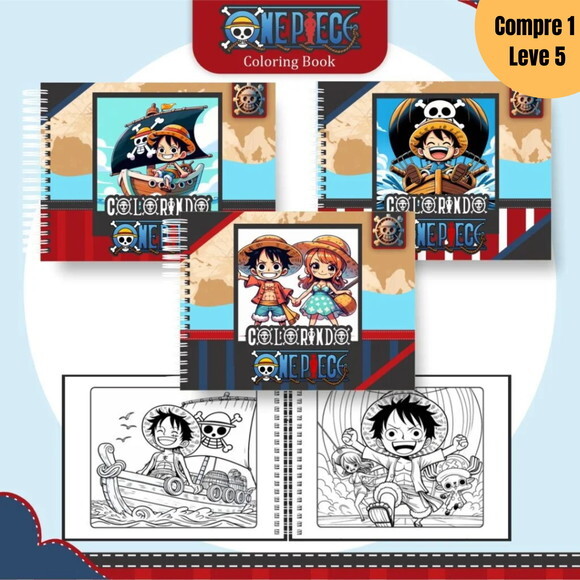 Arquivo Digital One Piece Livro de Colorir -1227
