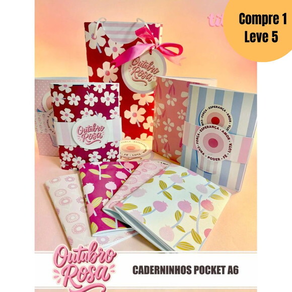 Arquivo Digital Outubro Rosa 2025 Caderninho Pocket -5189