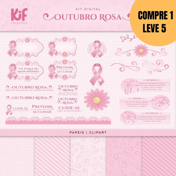 Arquivo Digital Outubro Rosa Kit Digital -5370