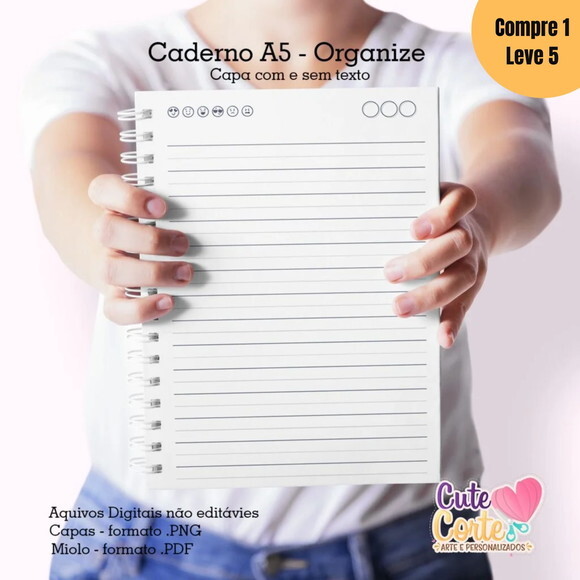 Arquivo Digital Pack Agenda A5 Datada 2025 - 601