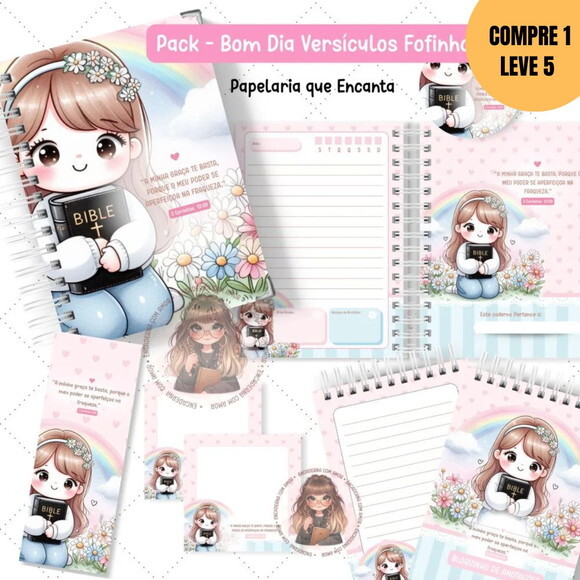 Arquivo Digital Pack Bom Dia Versículos Fofinhos -4299