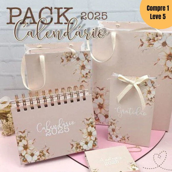 Arquivo Digital Pack Calendário Mesa A6 2025 -563