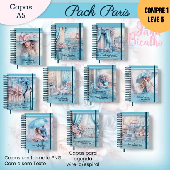 Arquivo Digital Pack Capas Paris -3017