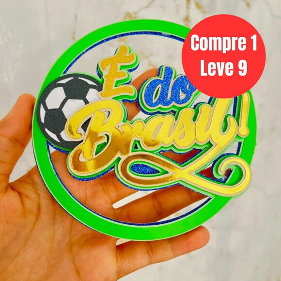 Arquivo Digital Pack Copa do Mundo 14 Topos de Bolo -6987