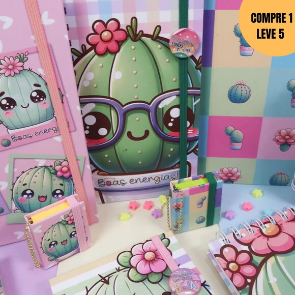 Arquivo Digital Pack de Capas Cactos -3373