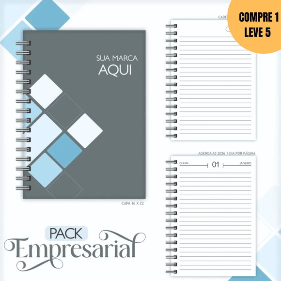 Arquivo Digital Pack Empresarial Agenda 2026 -3025
