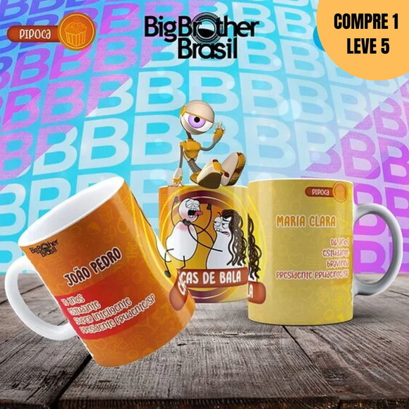 Arquivo Digital Pack Hey Brother Arte para Canecas -1464