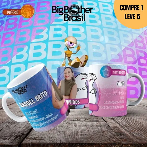 Arquivo Digital Pack Hey Brother Arte para Canecas -1464